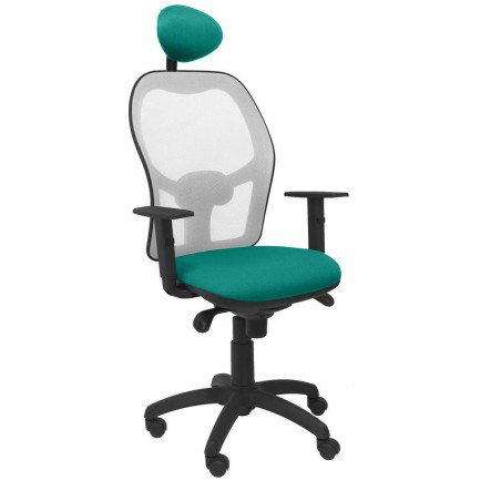 Bureaustoel met hoofdsteun Jorquera Piqueras y Crespo BALI39C Turkoois