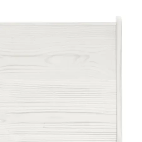 Banc d'angle REINE 151 cm blanc bois de pin solide