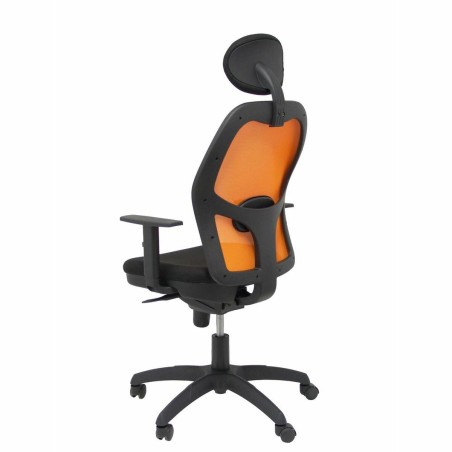 Bureaustoel met hoofdsteun Jorquera Piqueras y Crespo ALI840C Zwart