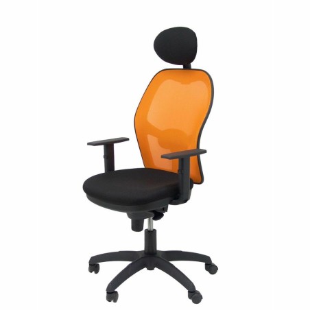 Bureaustoel met hoofdsteun Jorquera Piqueras y Crespo ALI840C Zwart