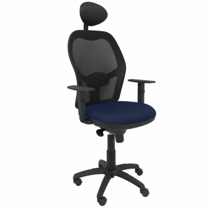 Office Chair with Headrest Jorquera Piqueras y Crespo ALI200C Blue Nav