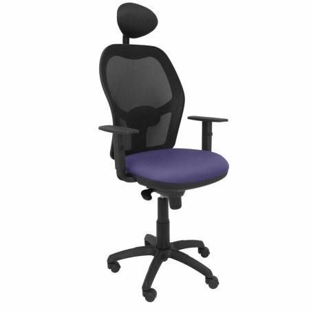 Bureaustoel met hoofdsteun Jorquera Piqueras y Crespo ALI261C Blauw