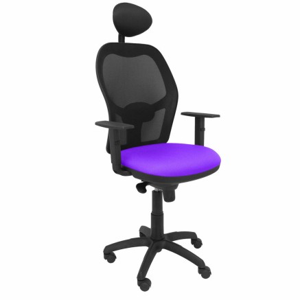 Bureaustoel met hoofdsteun Jorquera Piqueras y Crespo BALI82C Lila