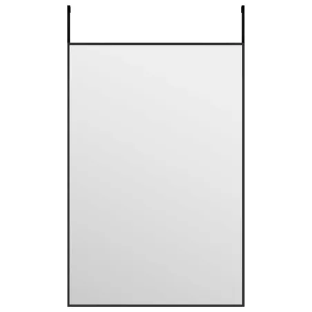 Miroir de porte Noir 40x60 cm Verre et aluminium