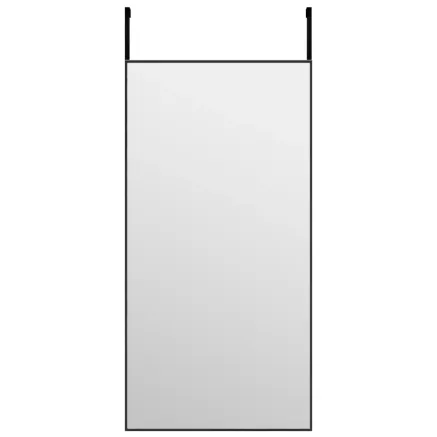 Miroir de porte Noir 40x80 cm Verre et aluminium 2