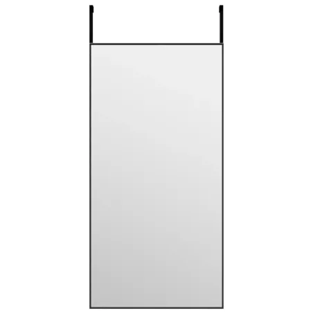 Miroir de porte Noir 40x80 cm Verre et aluminium