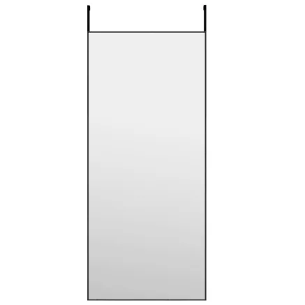 Miroir de porte Noir 40x100 cm Verre et aluminium 2