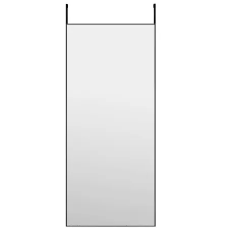 Miroir de porte Noir 40x100 cm Verre et aluminium