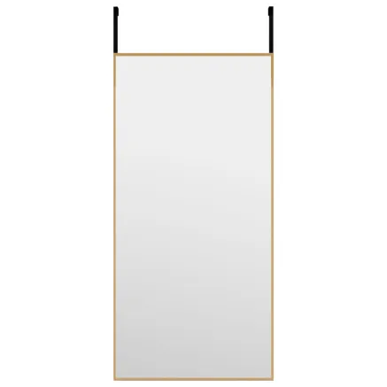 Miroir de porte Doré 30x60 cm Verre et aluminium 2