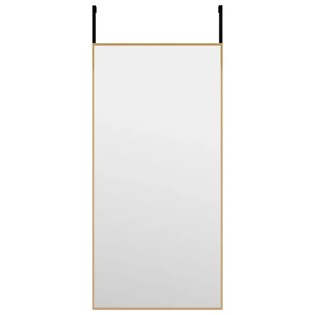 Miroir de porte Doré 30x60 cm Verre et aluminium