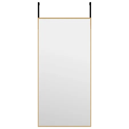 Miroir de porte Doré 30x60 cm Verre et aluminium