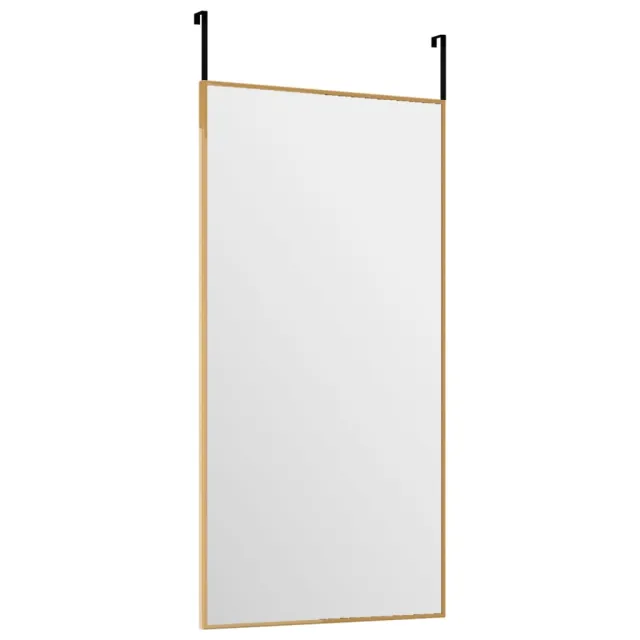 Miroir de porte Doré 30x60 cm Verre et aluminium