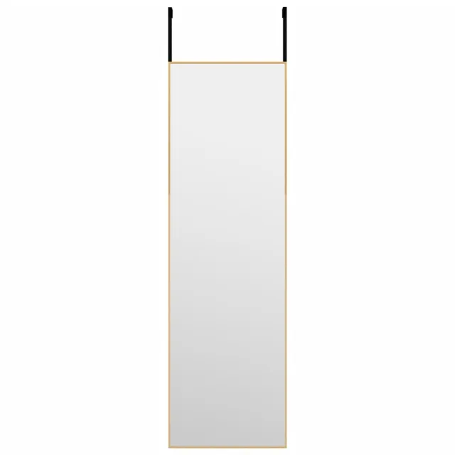 Miroir de porte Doré 30x100 cm Verre et aluminium