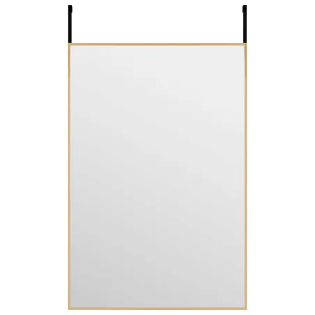 Miroir de porte Doré 40x60 cm Verre et aluminium