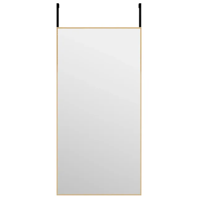 Miroir de porte Doré 40x80 cm Verre et aluminium