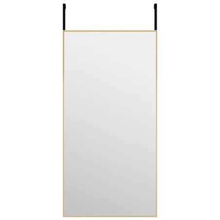 Miroir de porte Doré 40x80 cm Verre et aluminium
