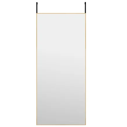 Miroir de porte Doré 40x100 cm Verre et aluminium 2