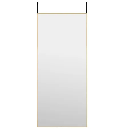 Miroir de porte Doré 40x100 cm Verre et aluminium