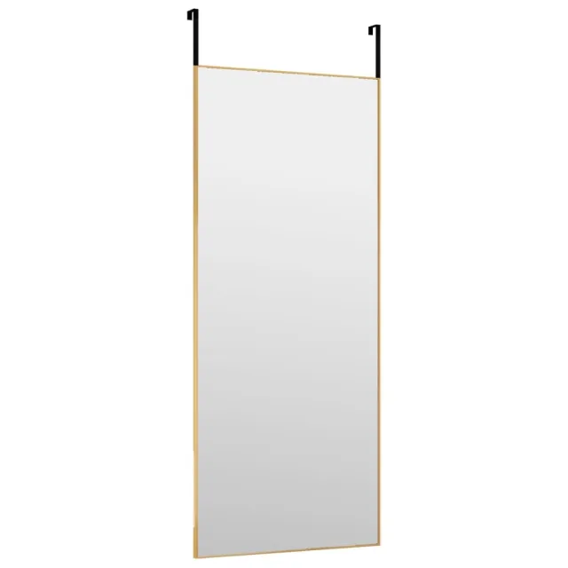 Miroir de porte Doré 40x100 cm Verre et aluminium