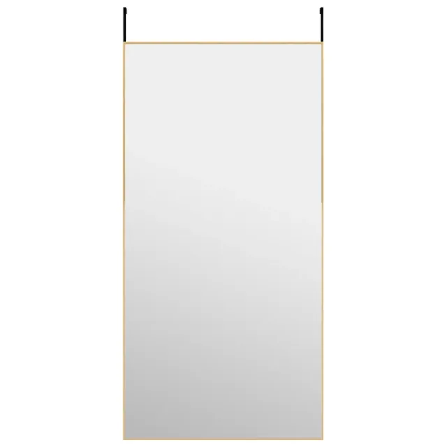 Miroir de porte Doré 50x100 cm Verre et aluminium