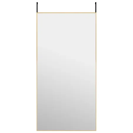 Miroir de porte Doré 50x100 cm Verre et aluminium