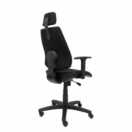 Sedia Ufficio con Poggiatesta Montalvos Piqueras y Crespo 942252 Nero 2