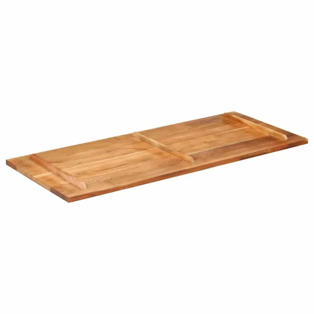 Dessus de table 140x60x(2,5-2,7) cm Bois massif d'acacia