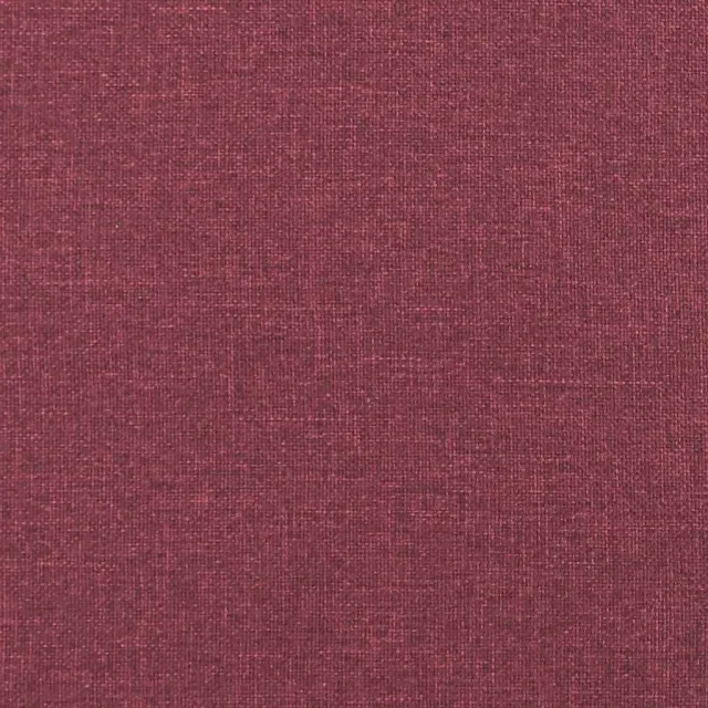 Chaise de relaxation avec tabouret Rouge bordeaux Tissu