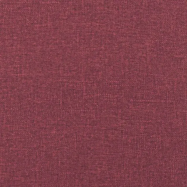 Chaise à bascule avec tabouret Rouge bordeaux Tissu