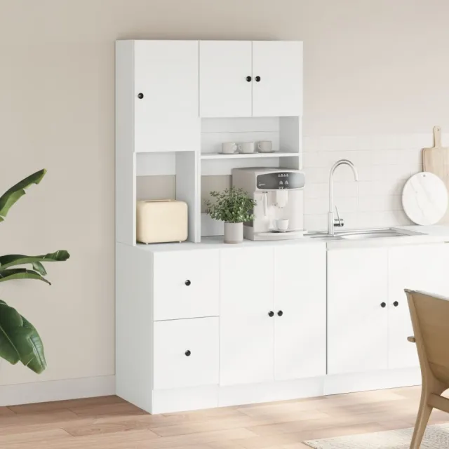 Armoire de cuisine blanc 95x50x180 cm bois d'ingénierie
