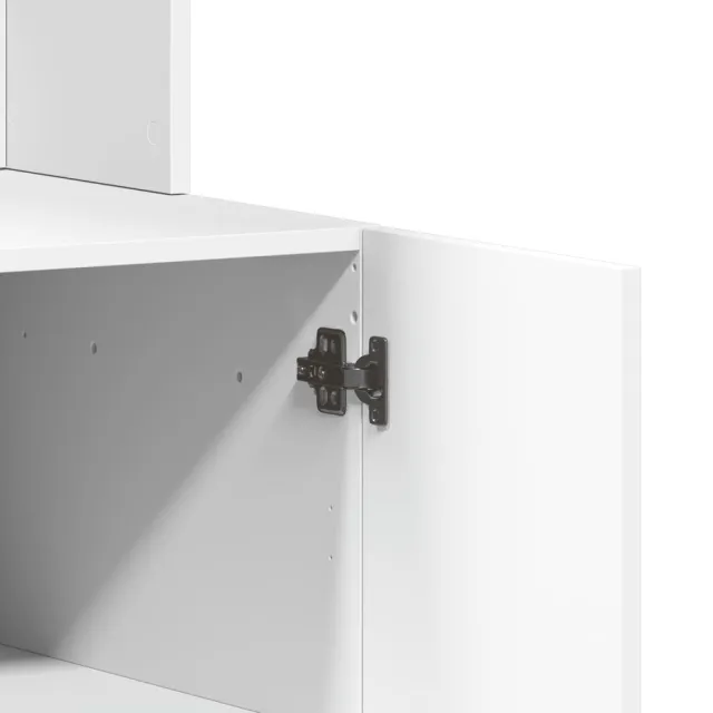 Armoire de cuisine blanc 95x50x180 cm bois d'ingénierie