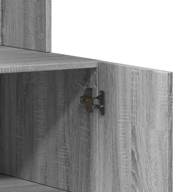 Armoire de cuisine sonoma gris 95x50x180 cm bois d’ingénierie