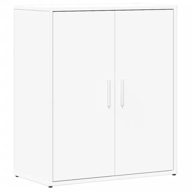 Buffets 2 pcs blanc 60x31x70 cm bois d'ingénierie
