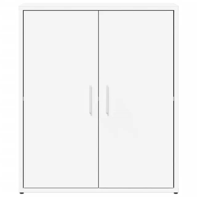Buffets 2 pcs blanc 60x31x70 cm bois d'ingénierie