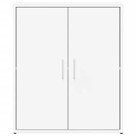 Buffets 2 pcs blanc 60x31x70 cm bois d'ingénierie