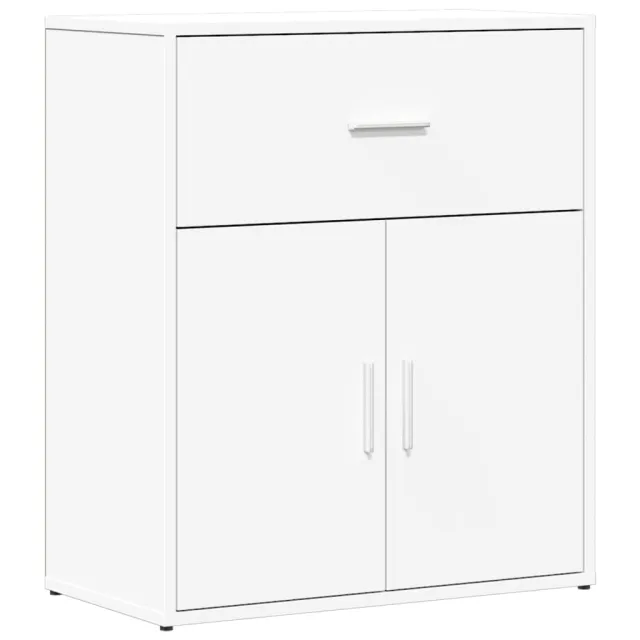 Buffets 2 pcs blanc 60x31x70 cm bois d'ingénierie