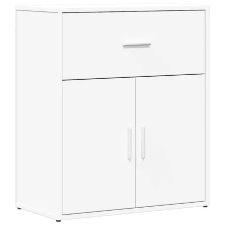 Buffets 2 pcs blanc 60x31x70 cm bois d'ingénierie