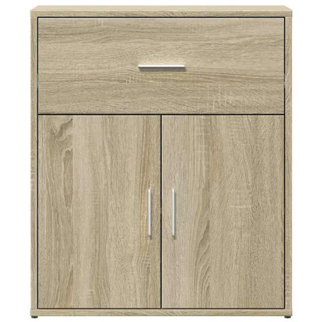 Buffets 2 pcs chêne sonoma 60x31x70 cm bois d'ingénierie