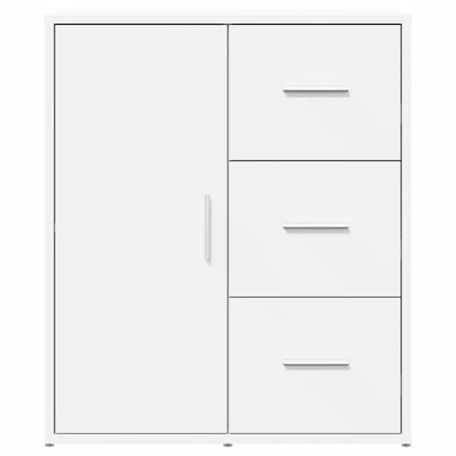 Buffets 2 pcs blanc 60x31x70 cm bois d'ingénierie