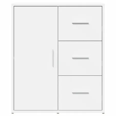 Buffets 2 pcs blanc 60x31x70 cm bois d'ingénierie