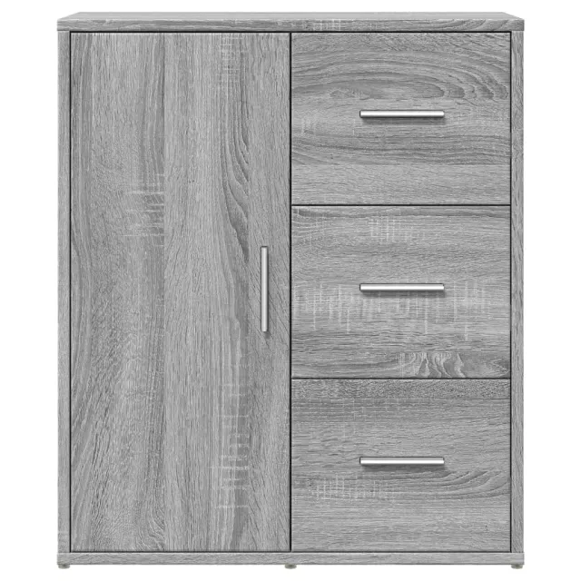 Buffets 2 pcs sonoma gris 60x31x70 cm bois d'ingénierie
