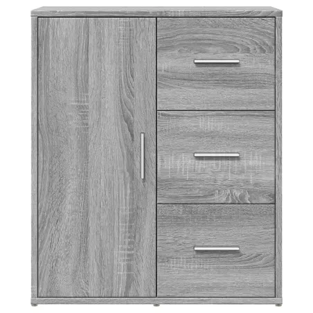 Buffets 2 pcs sonoma gris 60x31x70 cm bois d'ingénierie