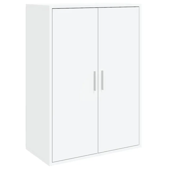 Buffets 2 pcs blanc 60x31x84 cm bois d'ingénierie