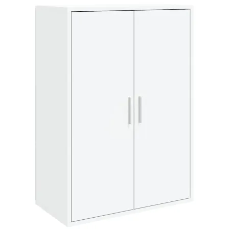 Buffets 2 pcs blanc 60x31x84 cm bois d'ingénierie