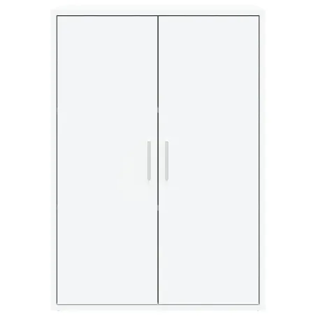 Buffets 2 pcs blanc 60x31x84 cm bois d'ingénierie