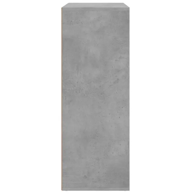 Buffets 2 pcs gris béton 60x31x84 cm bois d'ingénierie