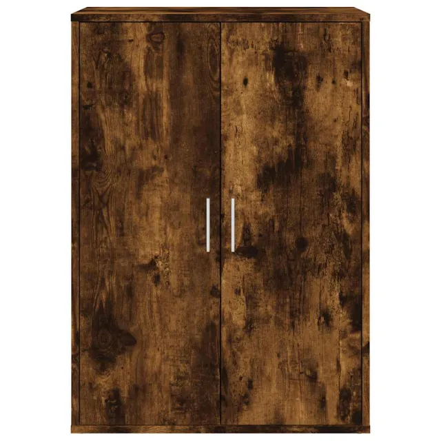 Buffets 2 pcs chêne fumé 60x31x84 cm bois d'ingénierie