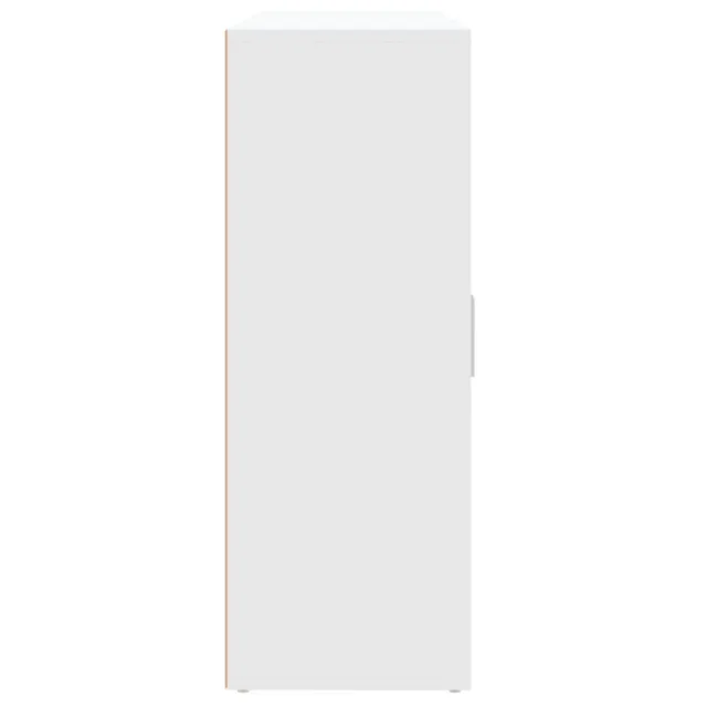 Buffets 3 pcs blanc 60x31x84 cm bois d'ingénierie