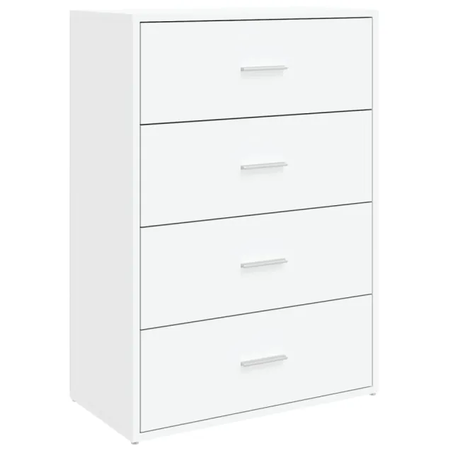 Buffets 2 pcs blanc 60x31x84 cm bois d'ingénierie