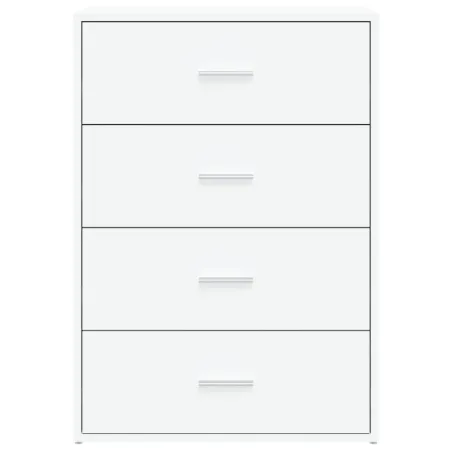 Buffets 2 pcs blanc 60x31x84 cm bois d'ingénierie